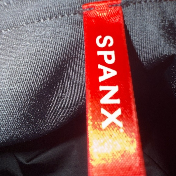 SPANX Black Shiny Pants - Picture 3 of 3